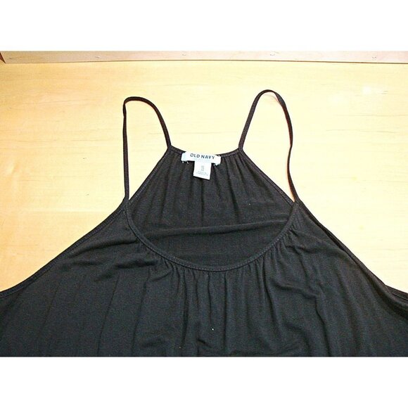 Old Navy Womens Racerback Athletic Pullover Camisole Tank Black Scoop Neck Sz XS - Picture 10 of 10